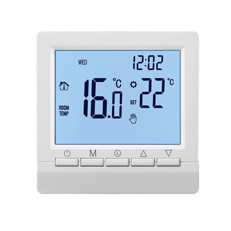 Thermostats de pièce non CED, contrôleur de température ambiante numérique, LCD, chauffage, refroidissement, air