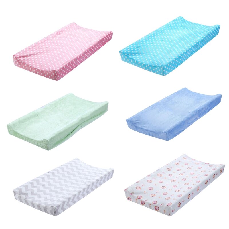 2024 New Baby Changing Pad Cover Liner Changing Mat Fitted Sheet Cover Crib Bed Slipcover