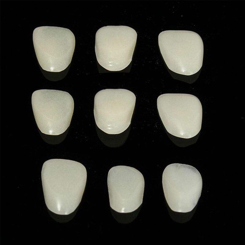 70шт./упак. инструмент виниры медицинские отбеливающие полимерные зубные пленки фарфоровые зубы верхние передние
