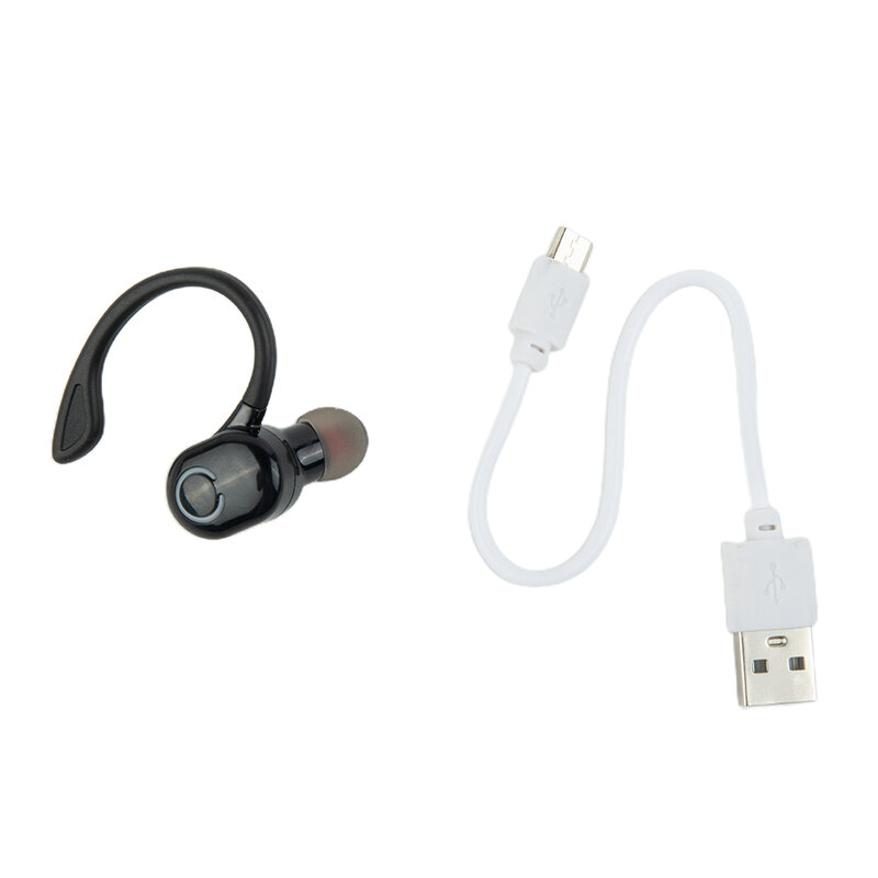 Fone de ouvido Bluetooth sem fio, impermeável, intra-auricular, mini fones de ouvido, fones de ouvido fáceis, 60 minutos, 75mAh, 10 metros