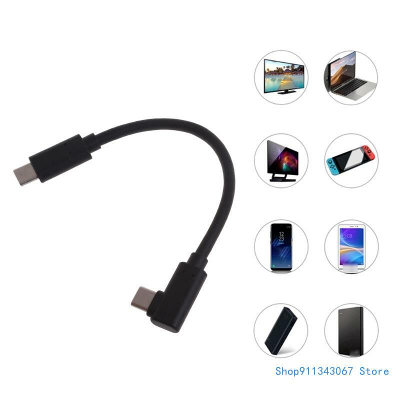 1-Gói 100W USB C Sang USB C Cáp Loại C Sang Loại C Dây Sạc 15Cm/30Cm Thả Vận Chuyển
