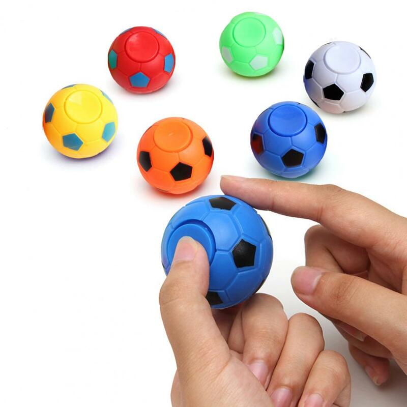 Mini pelotas para aliviar el estrés, juguete de ventilación, Spinner de fútbol, juguetes para la yema del dedo