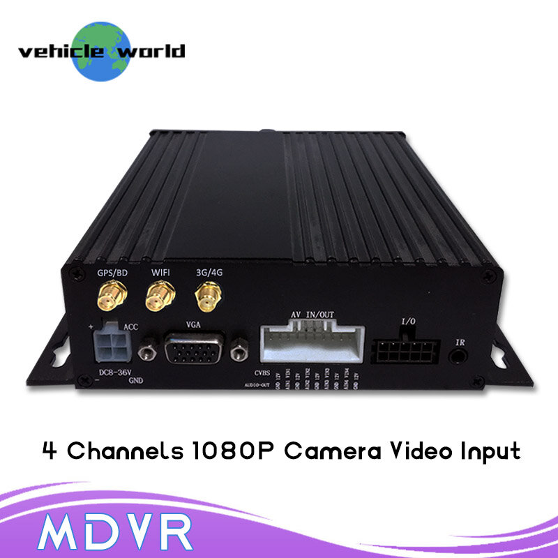 ADAS DMS HD 1080P MDVR GPS 4G WIFI 4CH SD 6Ch móvil DVR Bus Mdvr con Software CMSV6, gran oferta