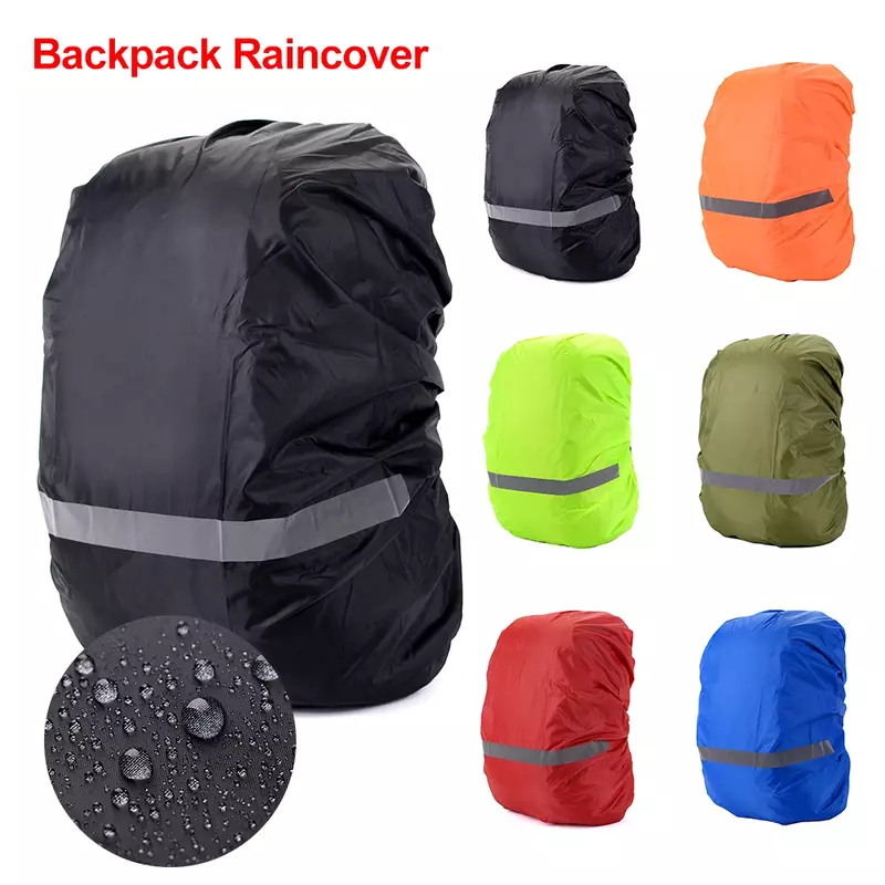8-70L Reflective Backpack Rain Cover Outdoor Cycling Hiking Climbing Bag Cover Waterproof Rain Cover For Backpack  rucksack