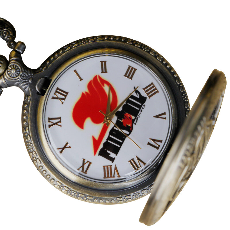 Reloj de bolsillo de cuarzo para niños, collar con colgante de bronce, venta al por mayor, relojes masculinos
