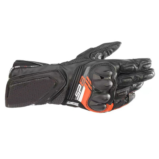 New SP-8 V3 Motorbike Leather Gloves Motorcycle Anti-Fall Long Gloves Touch Screen
