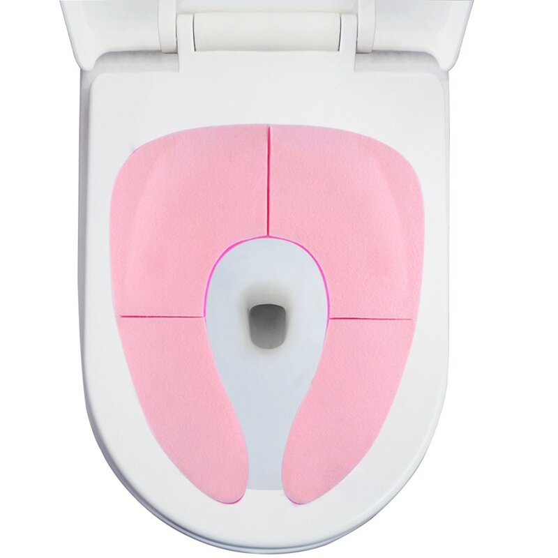 FBIL-Folding Travel Toilet Seat For Toddlers - Portable & Secure Potty Training Seat, Non-Slip Suction Cups