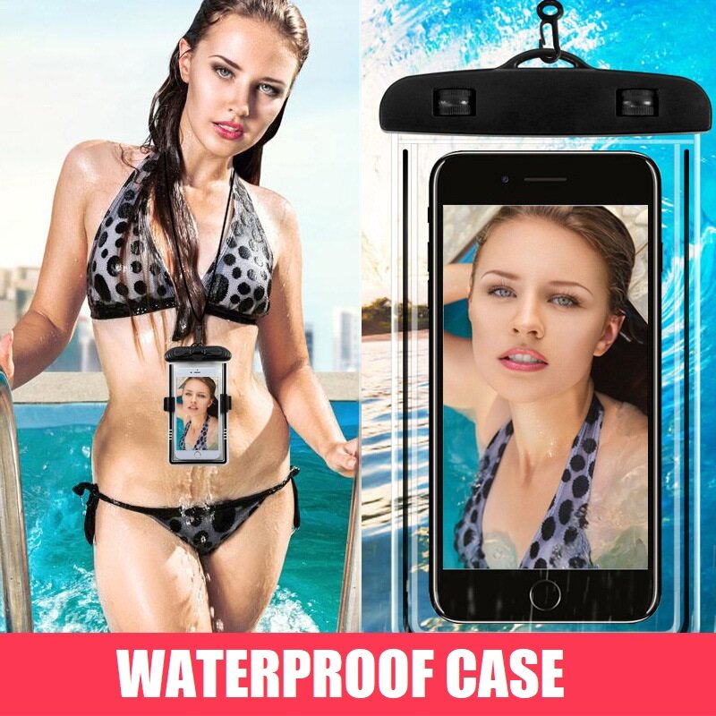 Ip68 Waterdichte Telefoon Case Pvc Motor Tas Mobiele Hoes Voor Iphone 14 Pro Max 12 11 8 Huawei Xiaomi Redmi Samsung Motos Accessoire