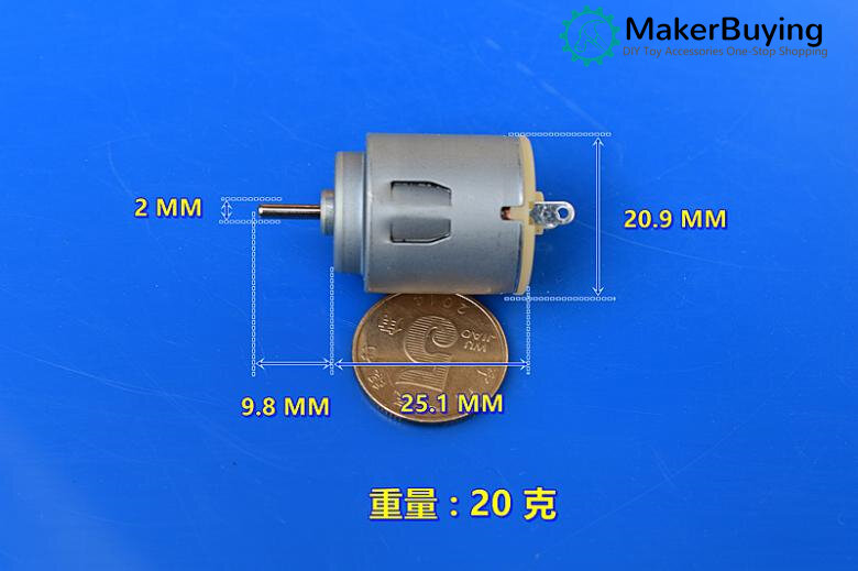 Mabuchi RA140-12240 micro motor DC6V-12V 9300-16500 rpm brinquedo motor