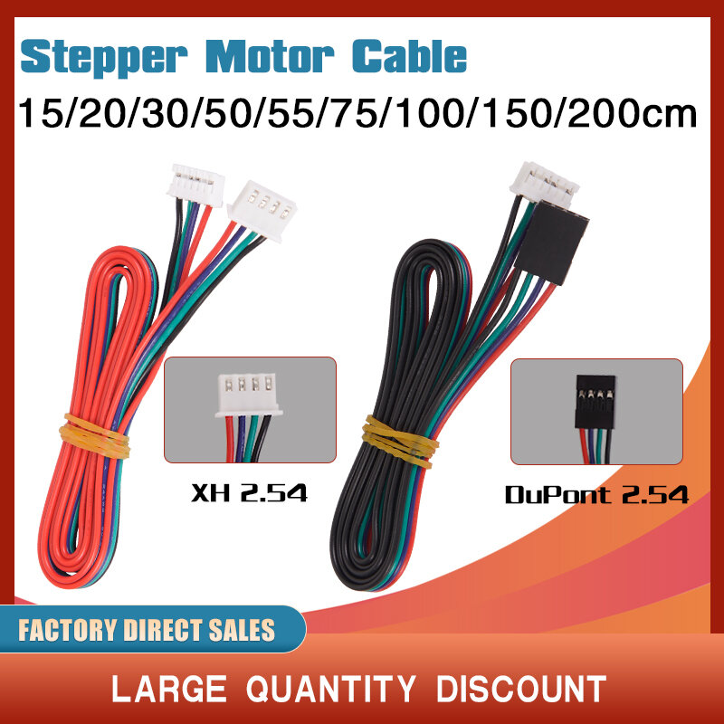 Câbles d'imprimante 3D HX2.54 4P-PH2.0 6P UM2 UM2 + 2 rallongés + câble moteur pas à pas, vente en gros, qualité supérieure