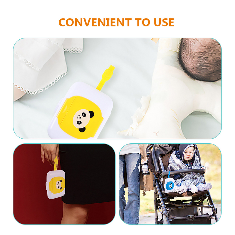 Boîte à lingettes portable avec support, contenant de voyage pour bébé, étui à lingettes Electrolux, petit étui à mouchoirs pour bébé, 2 pièces
