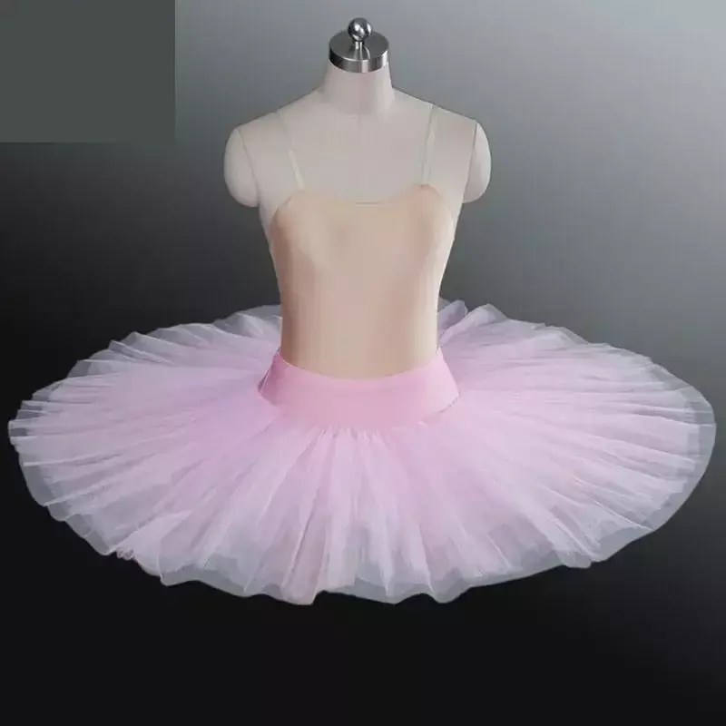 Женская балетная пачка, профессиональный танцевальный костюм для взрослых, черная, белая, красная