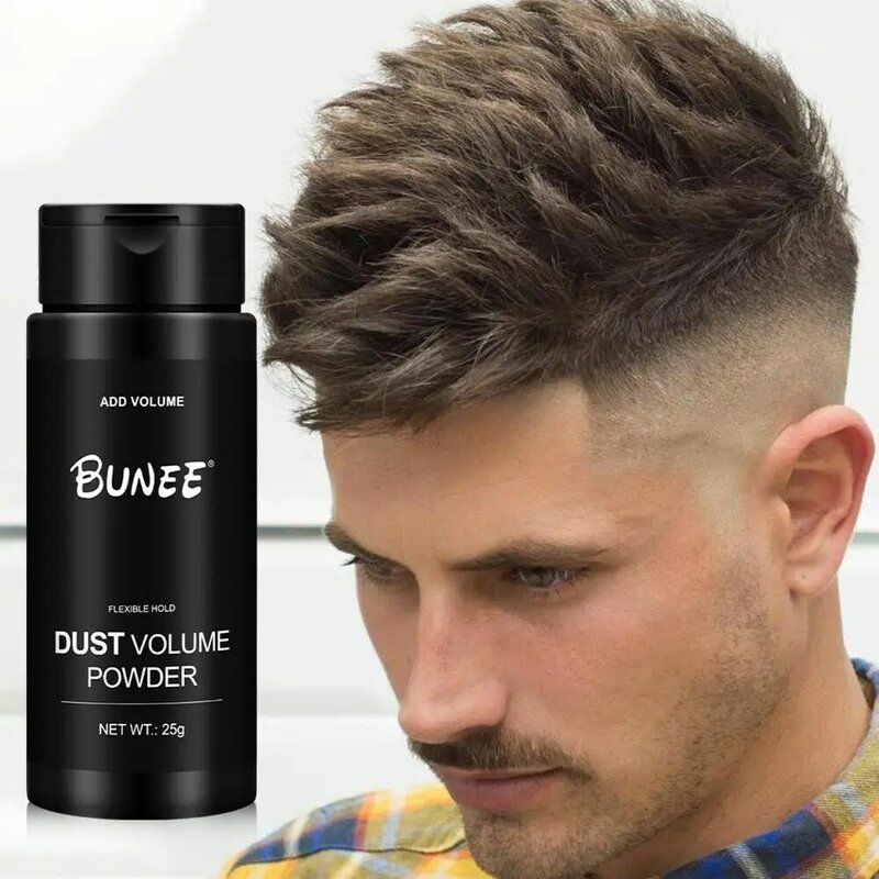 BUNEE-Polvo de pelo esponjoso para hombres y mujeres, polvo de modelado, aumenta el volumen del tratamiento capilar, Y7X6, 25g