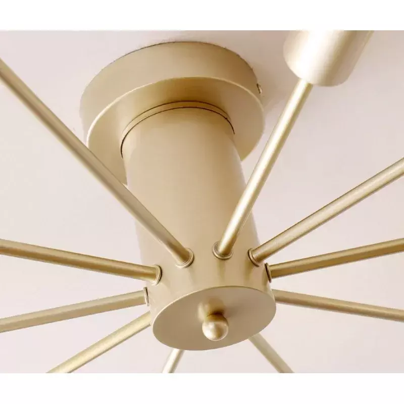 Modern LED Ceiling Lamps Chandelier Sputnik Lamping Semi-embedded Ironwork Lighting Fixtures for Bedroom Living Room Home Decor
