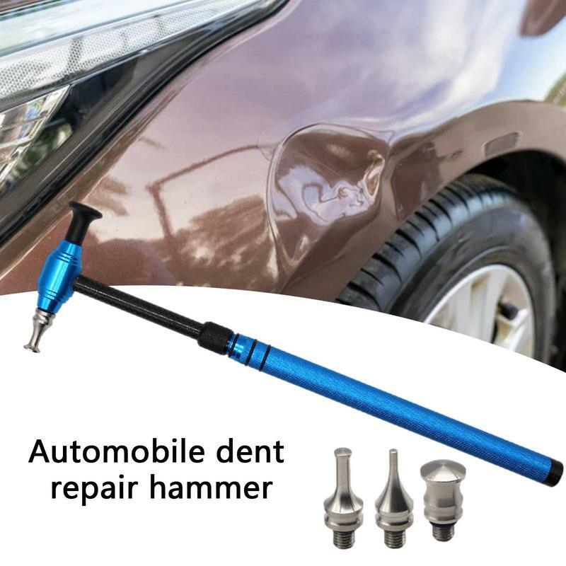 Universal Car Dent Repair Hammer Aluminum Alloy Car Body Dent Puller Lightweight Adjustable Auto Dent Repair Hammer Tool Kit