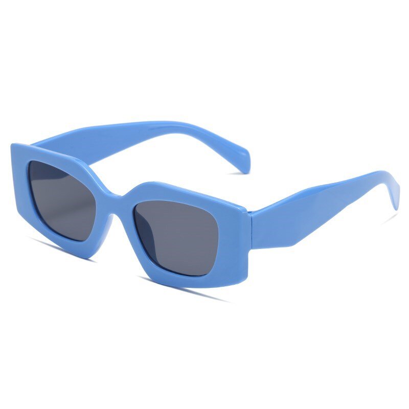 Kacamata Hitam Persegi Fashion Baru Kacamata Hitam Berkendara Antik Desainer Merek Mata Kucing Pria Wanita Travel UV400 Oculos De Sol