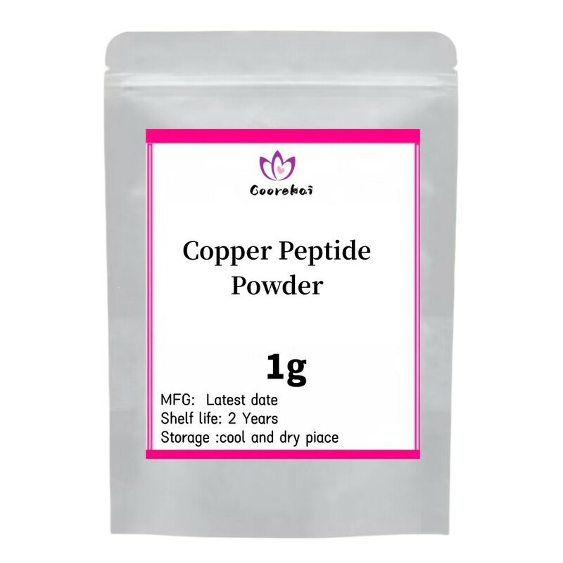 Cosmetic Raw,copper Peptide Powder, Skin Whitening,ghk-cu Glycyl-l-histidyl-l-lysine High Quality