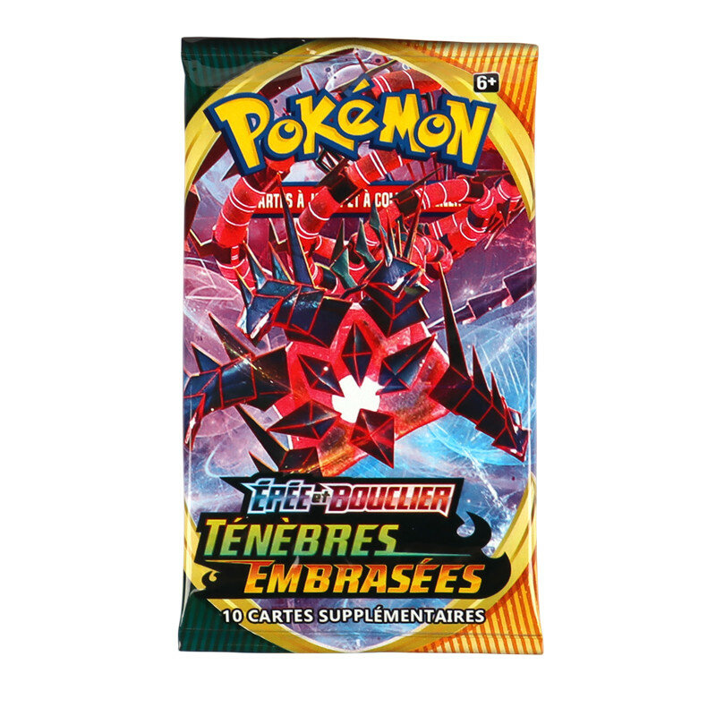 360ชิ้นฝรั่งเศส Pokémon TCG: กล่องบูสเตอร์ดาบ & โล่ความมืดการ์ดโปเกม่อน36แพ็ค