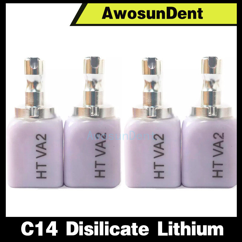 5Pcs/ Box C14 Lithium Disilicate Dental Ceramic Material Lithium Disilicate Emax Press Ingots