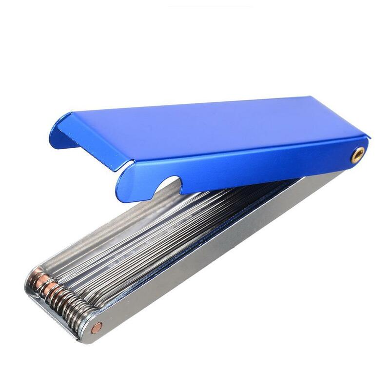Metal Torch Tip Cleaner Gas Welding Brazing Cutting Torch Cleaner Guitar Nut Needle Files Nozzle Jet Tools For Welding Supplies