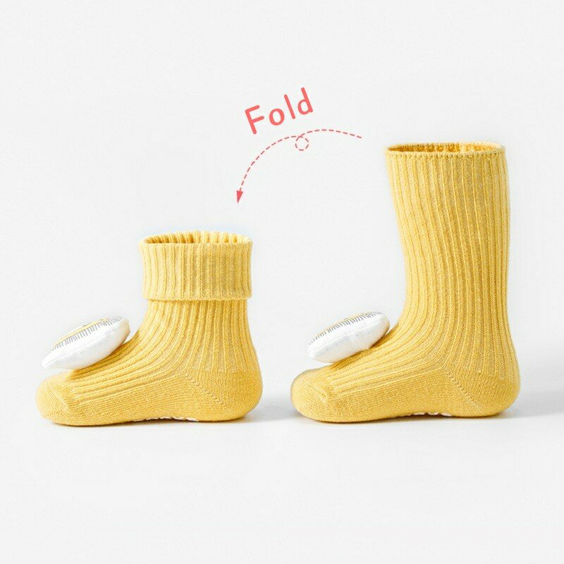 Baby Socken 100% Baumwolle Neugeborenen Kleinkind Anti-slip Socken Cartoon Puppe Junge Socken Klapp Mund Mädchen Knie Socken Baby kleidung
