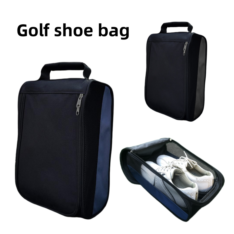 Сумка для обуви для гольфа, сумка для обуви, мужская и женская дышащая сетчатая сумка для обуви, легкая искусственная кожа, дорожная сумка для хранения в гольф