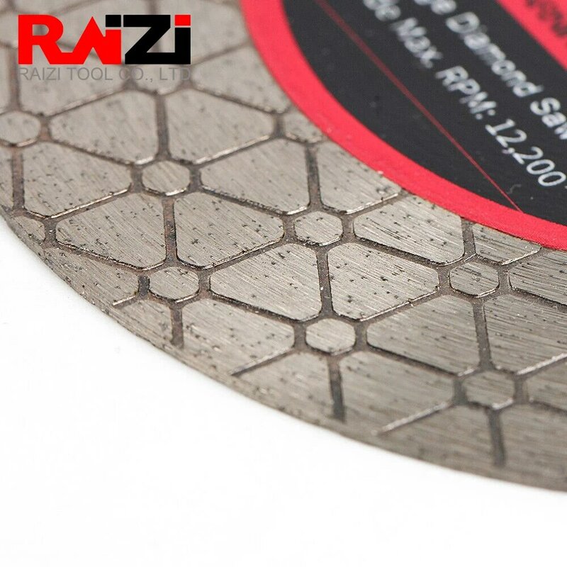 Двустороннее алмазное полотно пилы RAIZI Edge для резки и шлифовки керамической фарфоровой циркулярной пилы диск для резки плитки