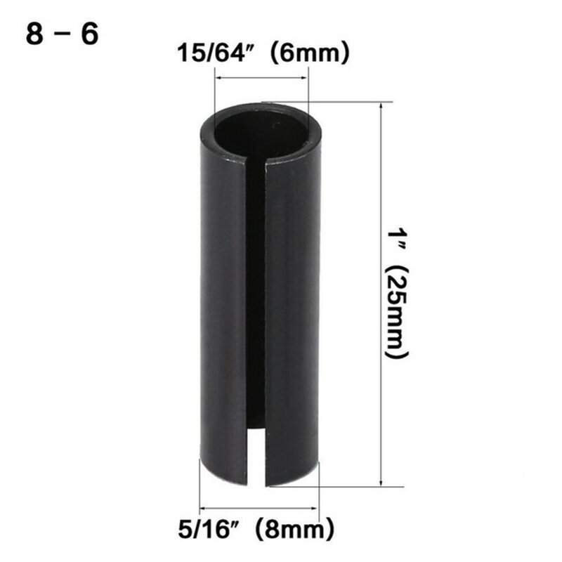 CNC 라우터 비트 고정밀 어댑터 콜릿 밀링 조각 트리밍 커터 도구 어댑터, 거치대 6/6.35mm, 8mm, 10mm, 12/12mm, 1 개, 13 개