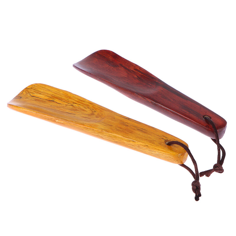 15cm Solid Wood Shoe Horns Portable Small Shoe Lifter Accessories