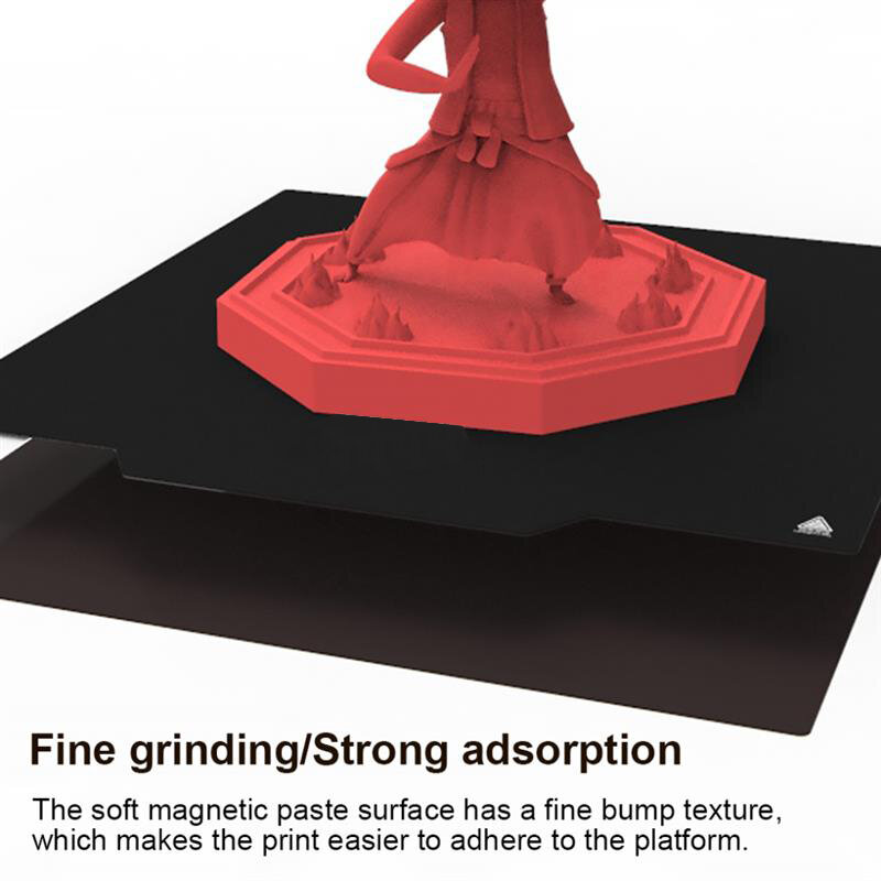 3D-Drucker Heatbed 235x235mm Hot Bed Plattform Aufkleber Blatt Band magnetische Build-Oberfläche für kreative Ender-3/Ender-3 Pro/Ender-5