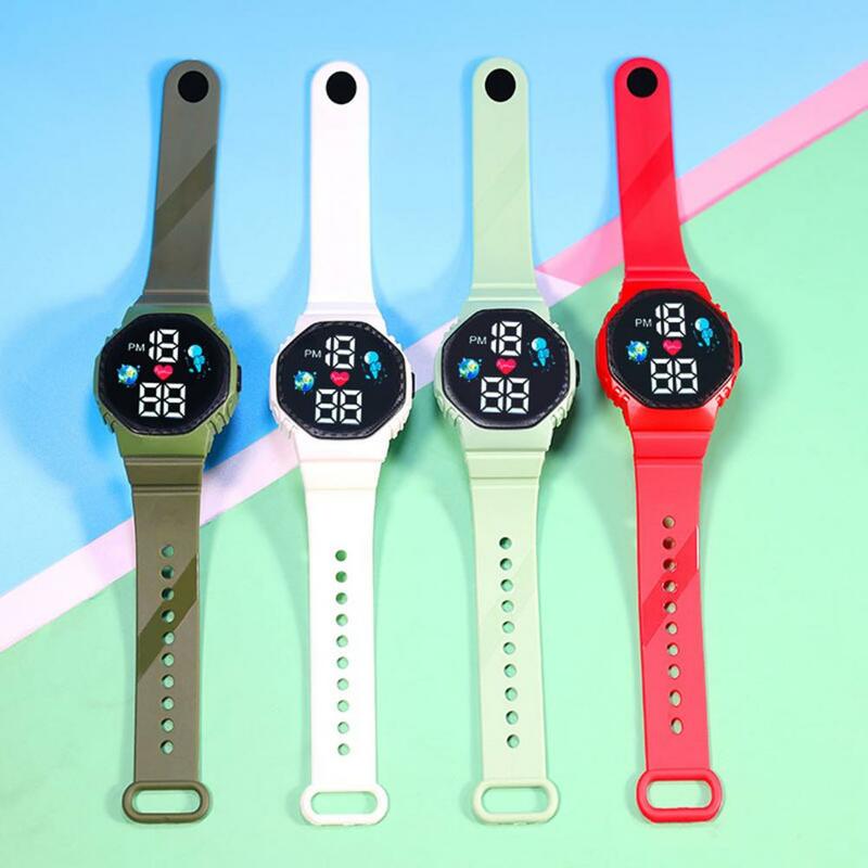 2023ของขวัญวันเกิด Jam Tangan elektronik เด็กสำหรับเด็กผู้หญิงเด็กเด็กผู้ชายนาฬิกาสมาร์ท LED ดิจิตอลเด็กนาฬิกาข้อมือสร้อยข้อมือกันน้ำ