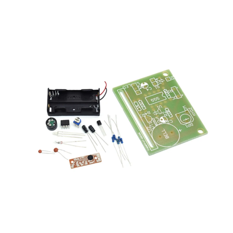Kit de alarma de vibración táctil electrónica, fabricante de bricolaje, Kit de enseñanza de entrenamiento electrónico, laboratorio de estudiantes