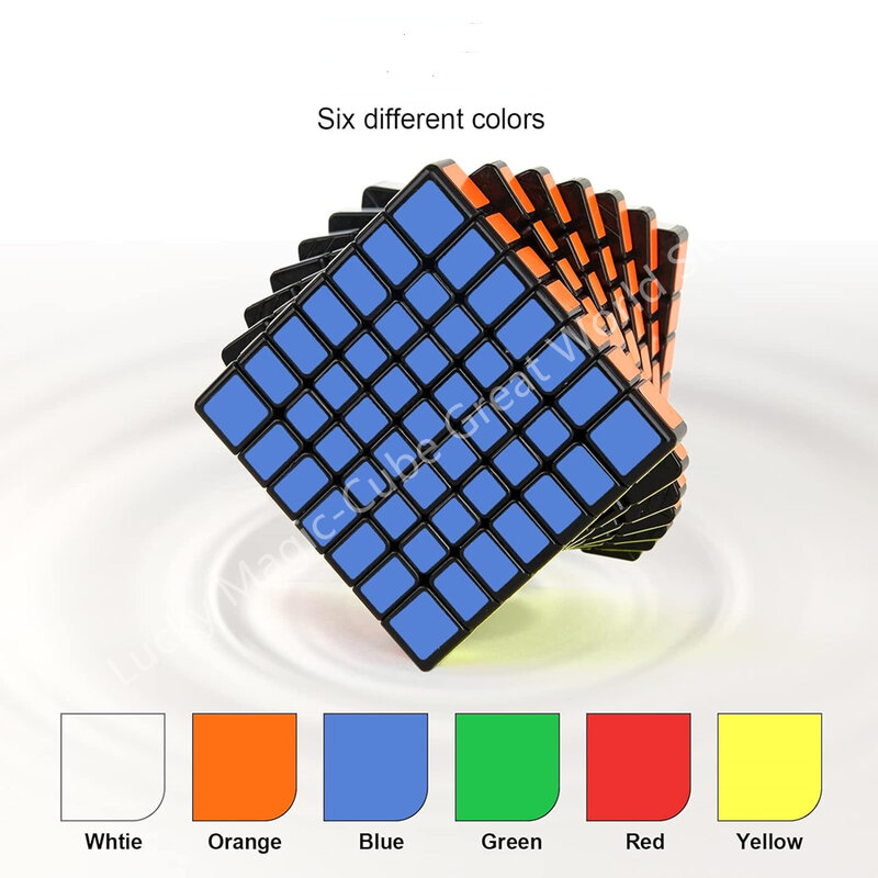 Qiyi 7x7 Speed Professtional Magic Cube Puzzle stickerless 7x7x7 Magic Cube Education Toys Puzzle Cube For Kids Gift Toy