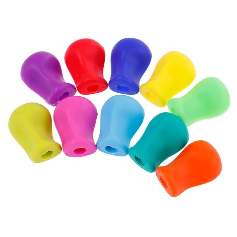 5/10PCS Children Writing Pencil Pen Holder Kids Learning Practise Silicone Pen Aid Grip Posture Correction Device for Students