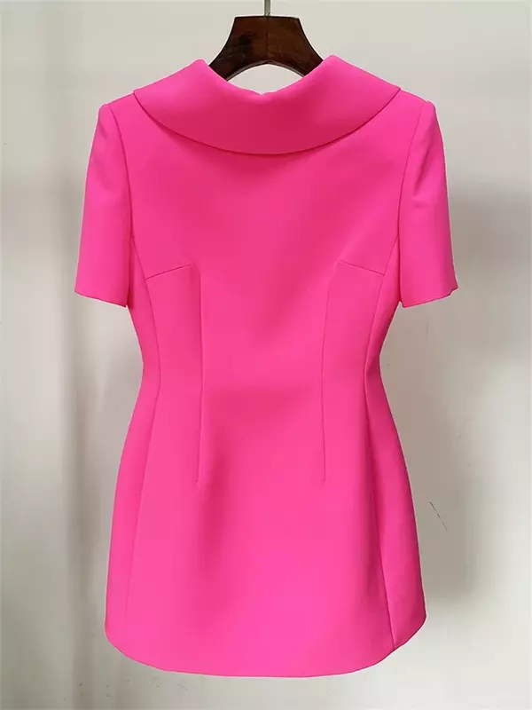 Женское платье для выпускного бала Barbiecore, розовое короткое вечернее мини-платье, женское деловое элегантное облегающее Деловое платье для офиса