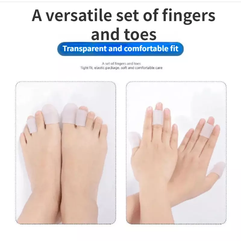 Silicone Toe Protective Cover Thumb Joint Cocoon Shaped Anti Friction Cover Overlapping Toe Cover Unisex