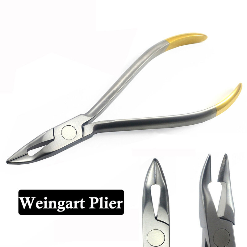 Arco dental dobra fórceps, Alicate ortodôntico com ponta do alicate Weingart, Ferramenta dentista