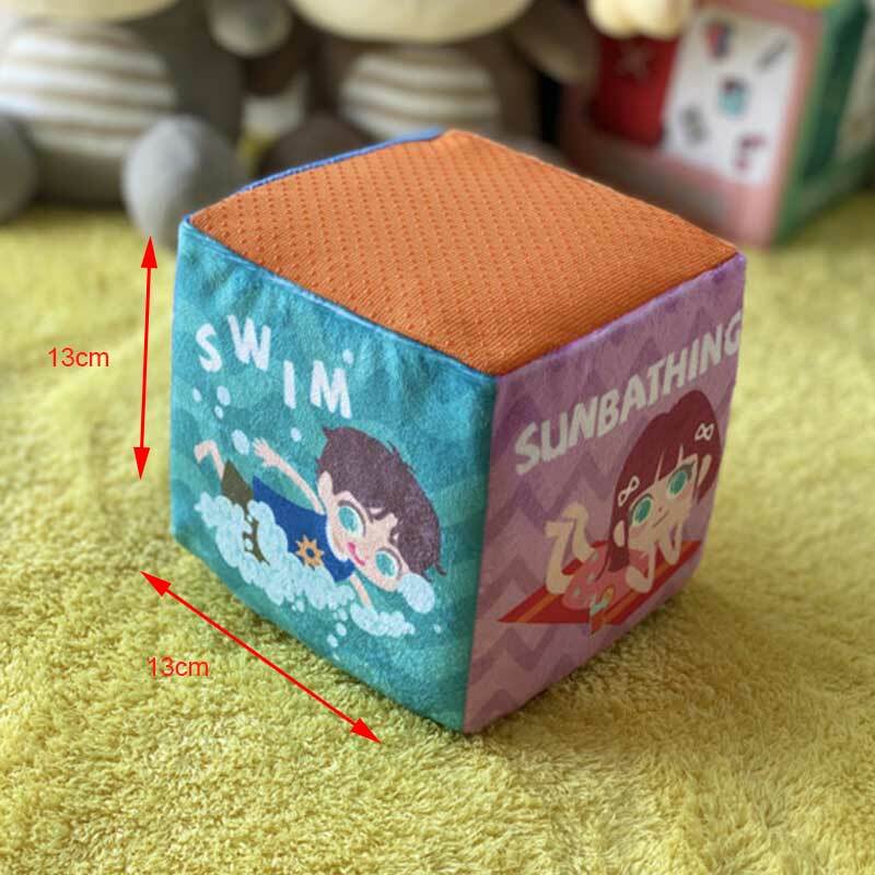 1pc 13cm Yiqu Early Education Montessori Teaching Aids Baby Reading Toys