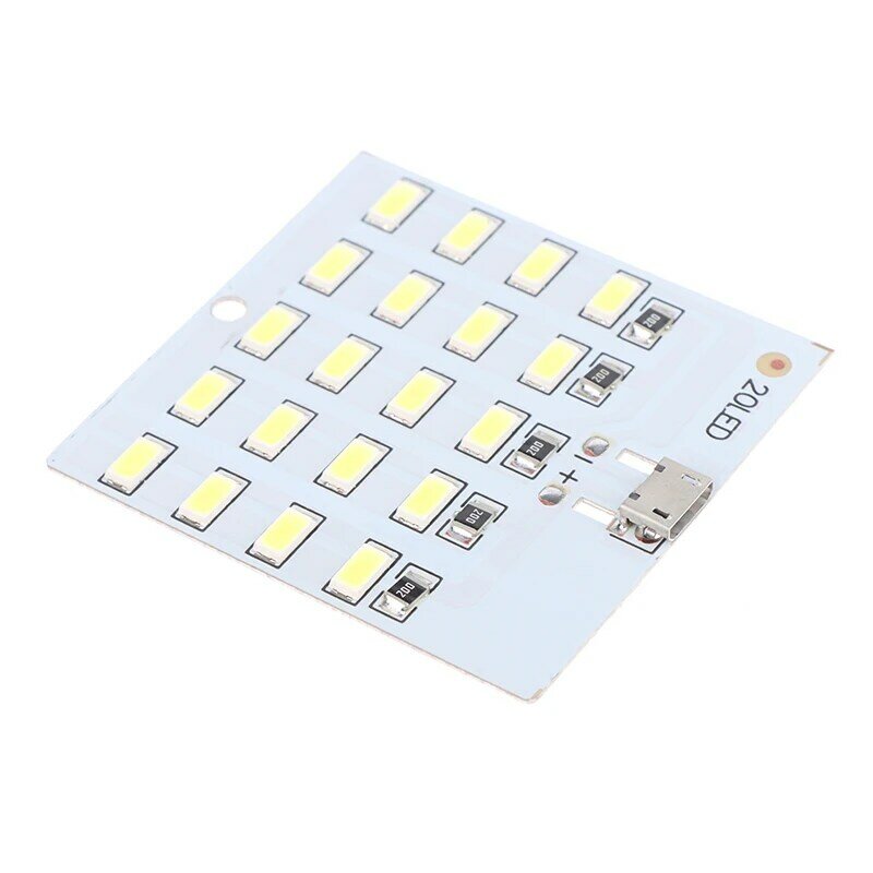 Mirco Usb 5730 LED Panel świetlny przenośne oświetlenie oświetlenie nocne awaryjny USB biała 5730 Smd 5V 430ma ~ 470ma DIY lampka biurkowa