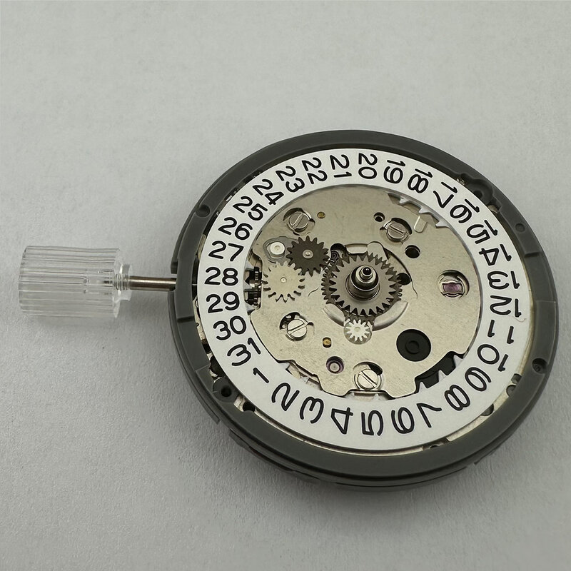 NH34/NH34A белый автоматические часы с датой комплект для замены Movt механический механизм Высокая точность 9 часов Корона
