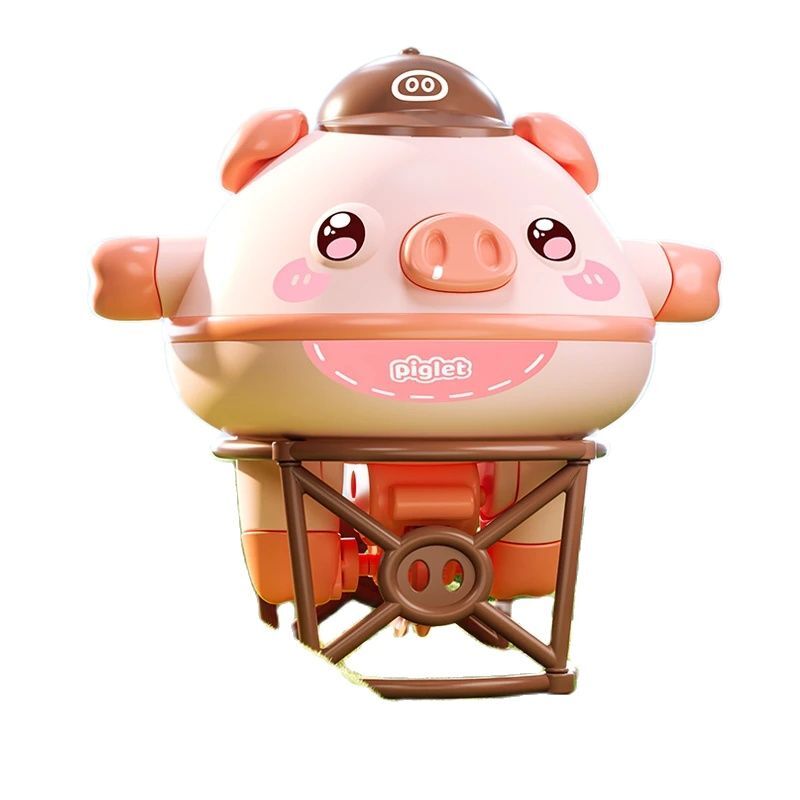 Tumbler babi berjalan ketat baru Mainan sepeda roda satu Roly-Poly Balance Piglet Pig Tightrope Fingertip giroskop Anti gravitasi keseimbangan