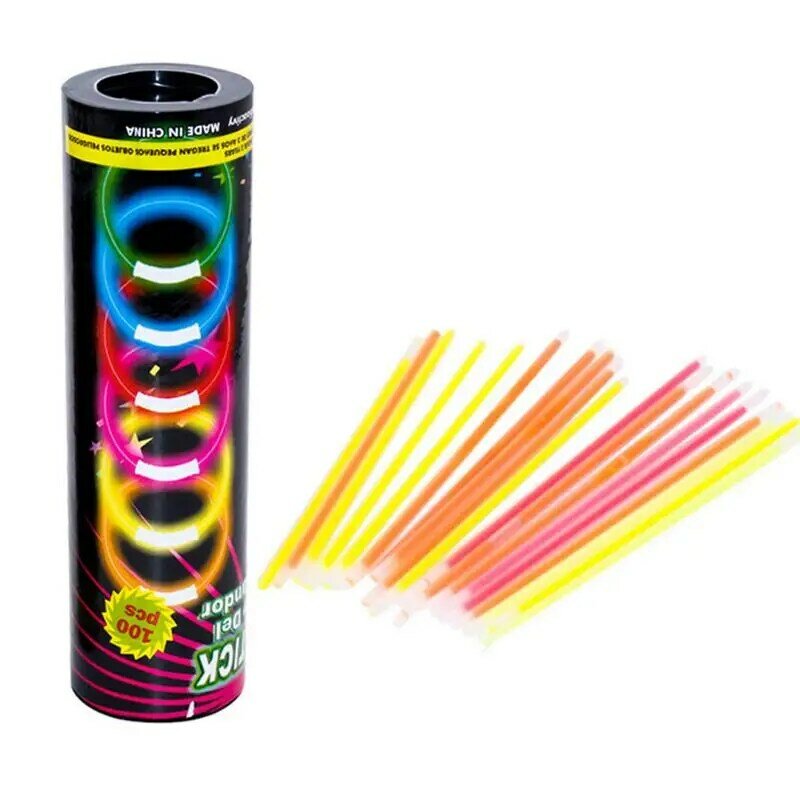 Multi-Color Neon Glow Sticks, Bulk Glow in the Dark Pulseiras, Colares sem vazamento, Favores de festa de aniversário, Páscoa