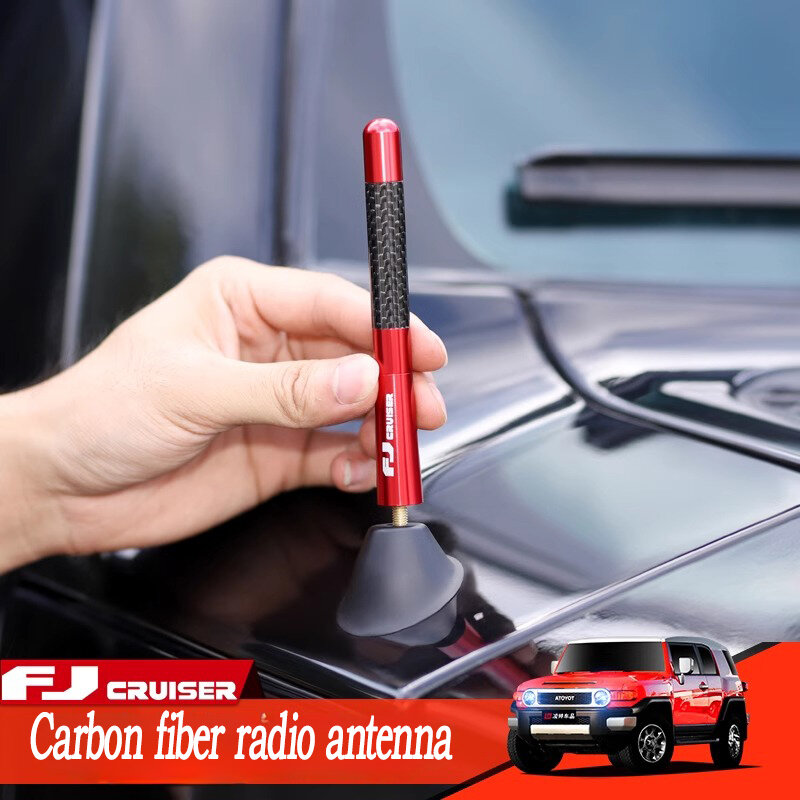 Antena de Radio para Toyota FJ Cruiser, capó decorativo, modificación de antena FJ Cruiser, accesorios exteriores