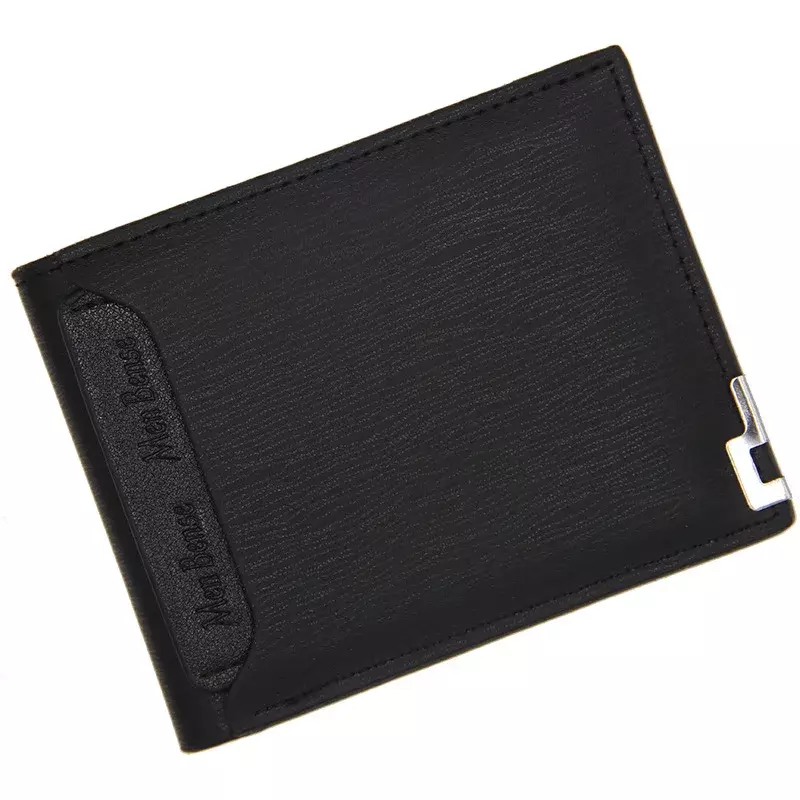 Nowy portfel męski krótki wielofunkcyjny Fashion Casual Draw portfel na karty etui na karty dla mężczyzn torby na karty z bezpłatną wysyłką