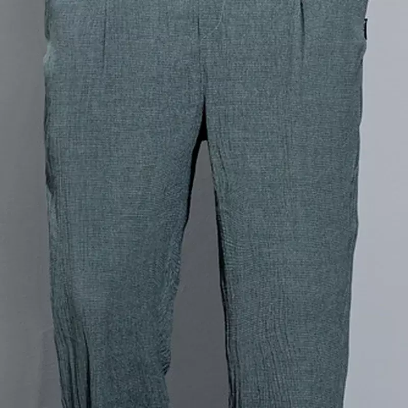 Celana panjang olahraga pria, celana panjang bernapas lembut kasual cepat kering nyaman warna Solid luar ruangan