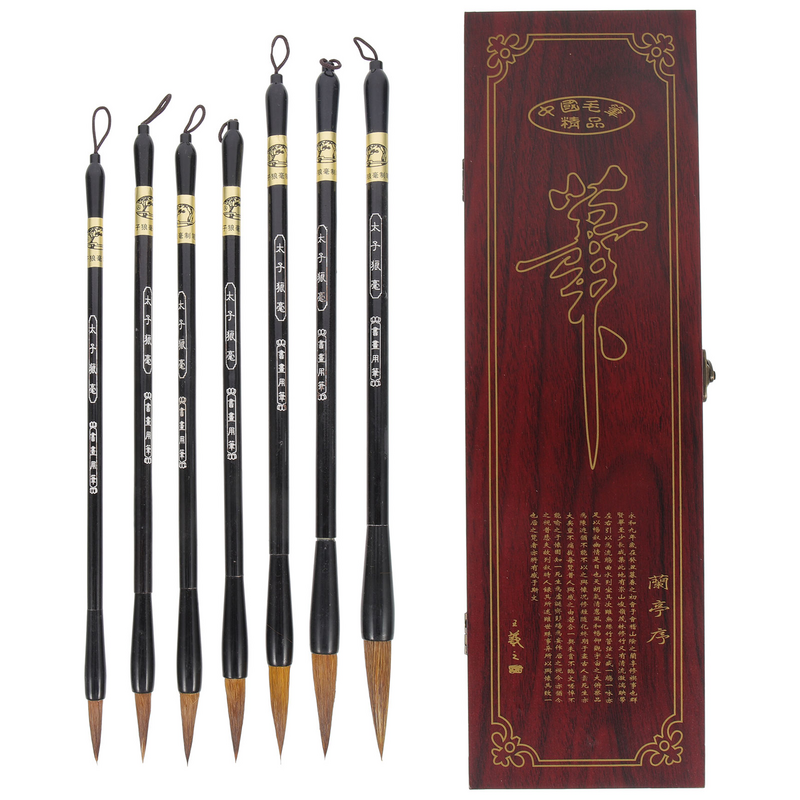 Drawing School School Chinese Calligraphy Brush Household Brush Paint Accessory Ergonomic Brush for Watercolor Beginner Pigment