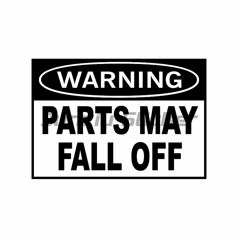 クールな警告パーツは、PVCの車のステッカーが秋になっている可能性があります