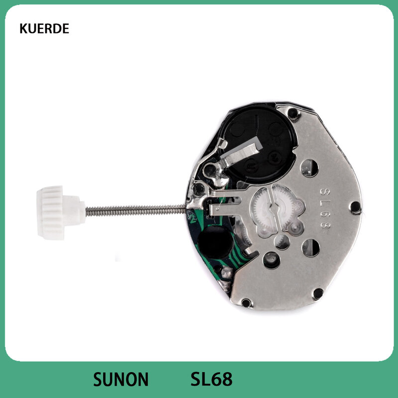 Sunon-Movimiento de reloj de cuarzo SL68, accesorios de reparación, piezas de repuesto, venta al por mayor, 2035