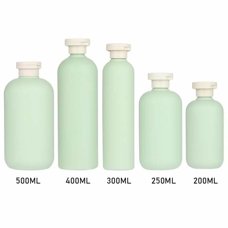 Botellas redondas a prueba de óxido para viaje, Gel de ducha para champú, loción líquida, jabón espumoso, dispensador de jabón
