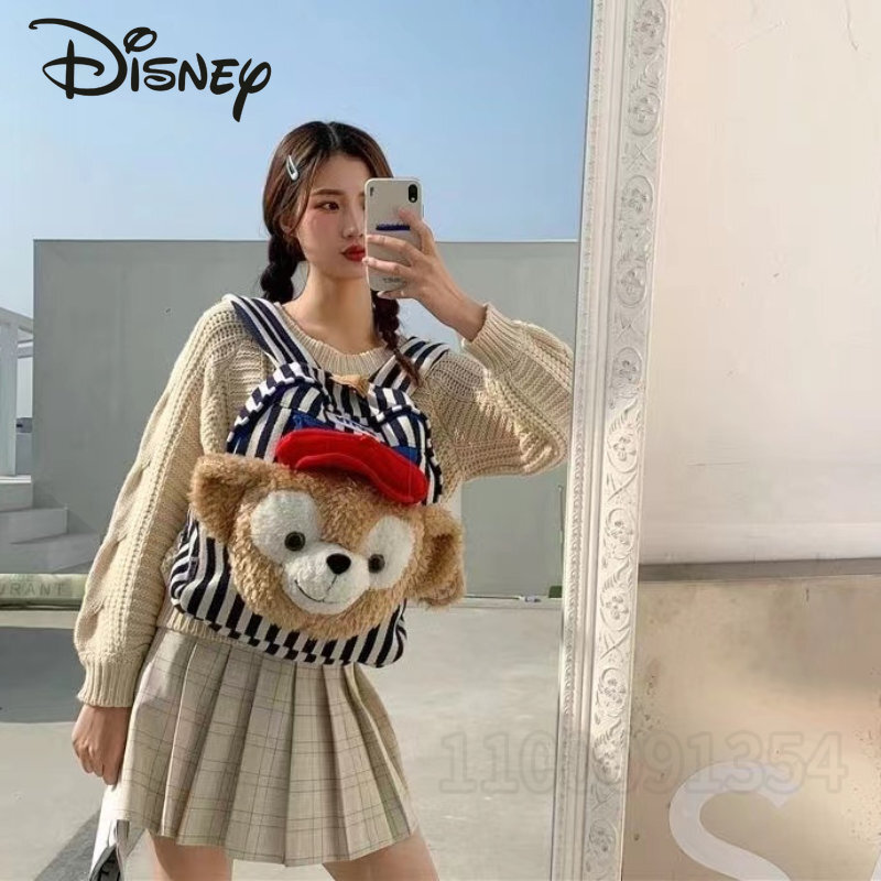 Disney oryginalna nowa lalka plecak kreskówka damska plecak duża pojemność damska plecak podróżny moda dziewczyny tornister